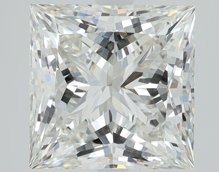 2.82 Carat Princess Cut Lab Diamond