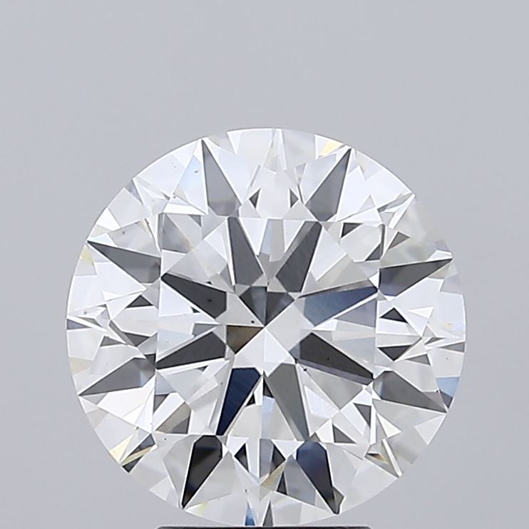 4.08 Carat Round Cut Lab Diamond