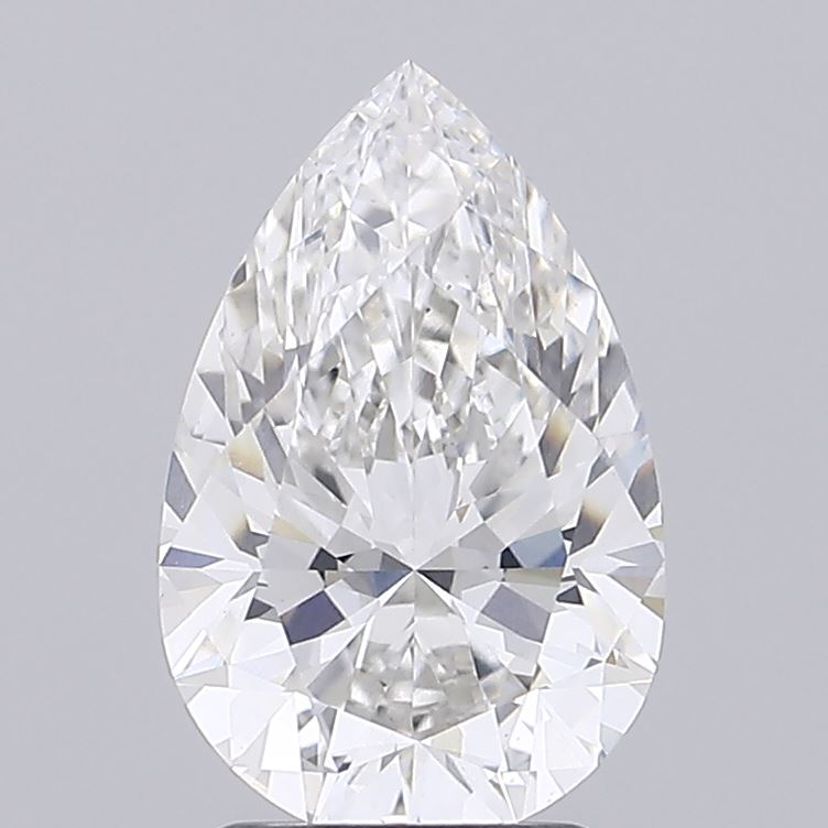 2.67 Carat Pear Cut Lab Diamond