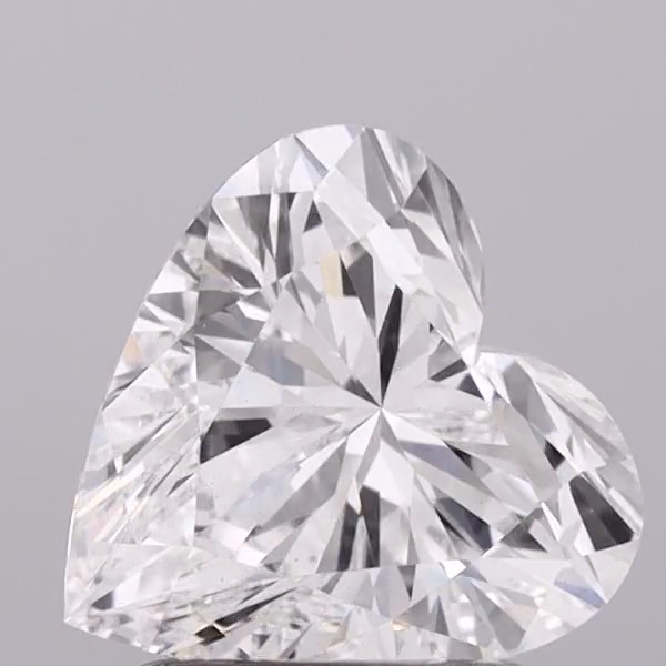 1.59 Carat Heart Cut Lab Diamond