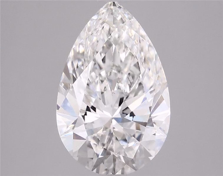 2.92 Carat Pear Cut Lab Diamond