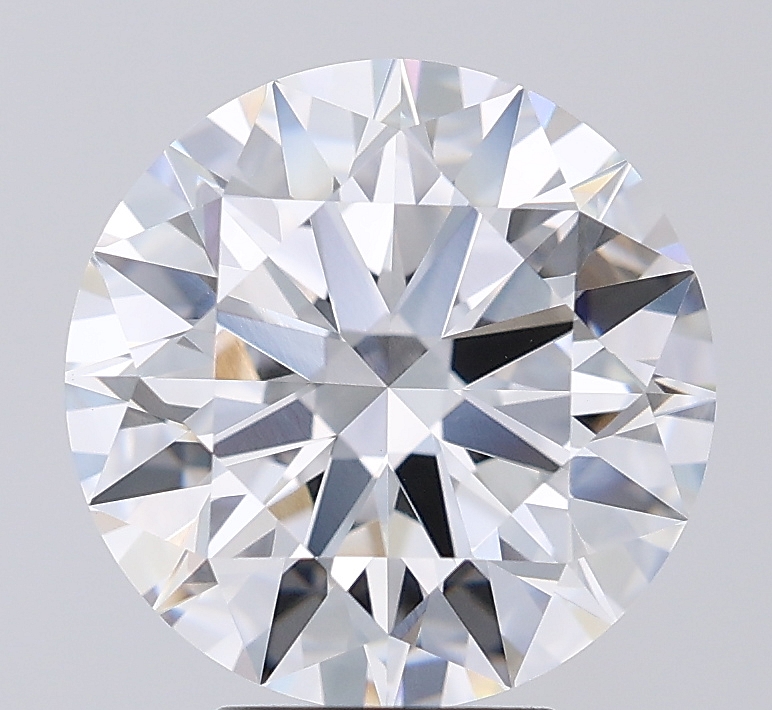 4.24 Carat Round Cut Lab Diamond