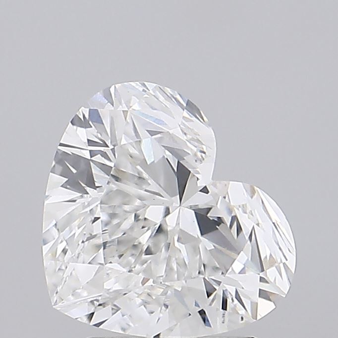 1.96 Carat Heart Cut Lab Diamond