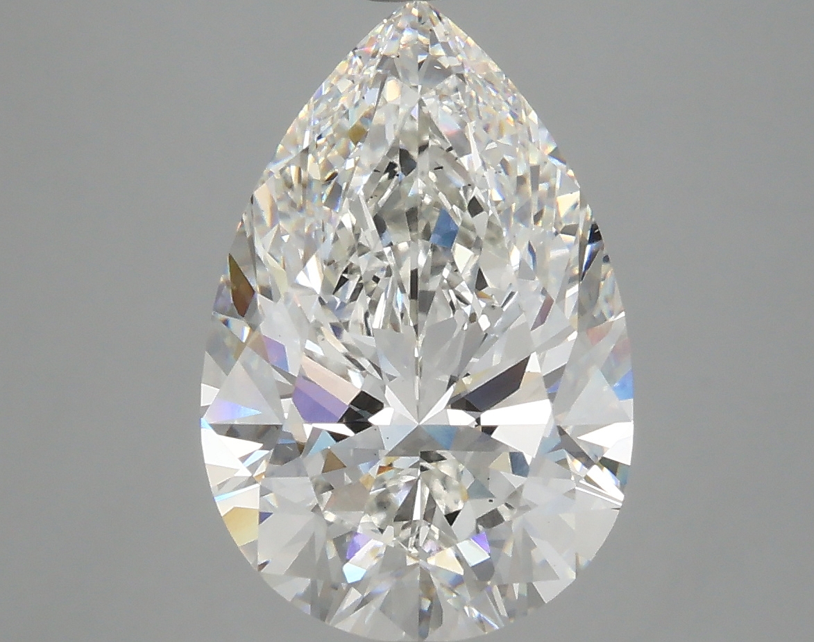 4.56 Carat Pear Cut Lab Diamond