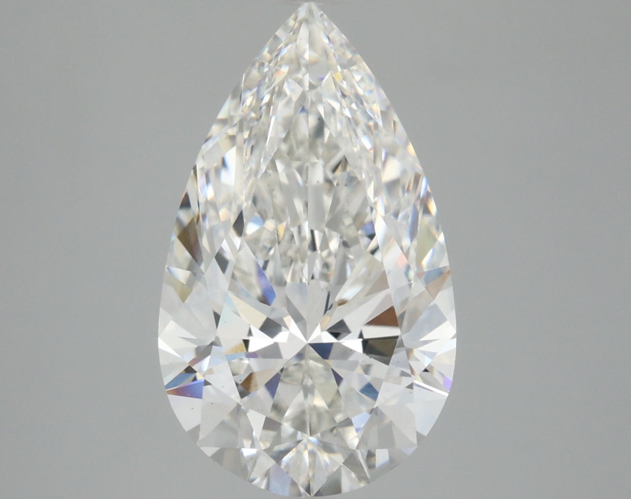 4.58 Carat Pear Cut Lab Diamond