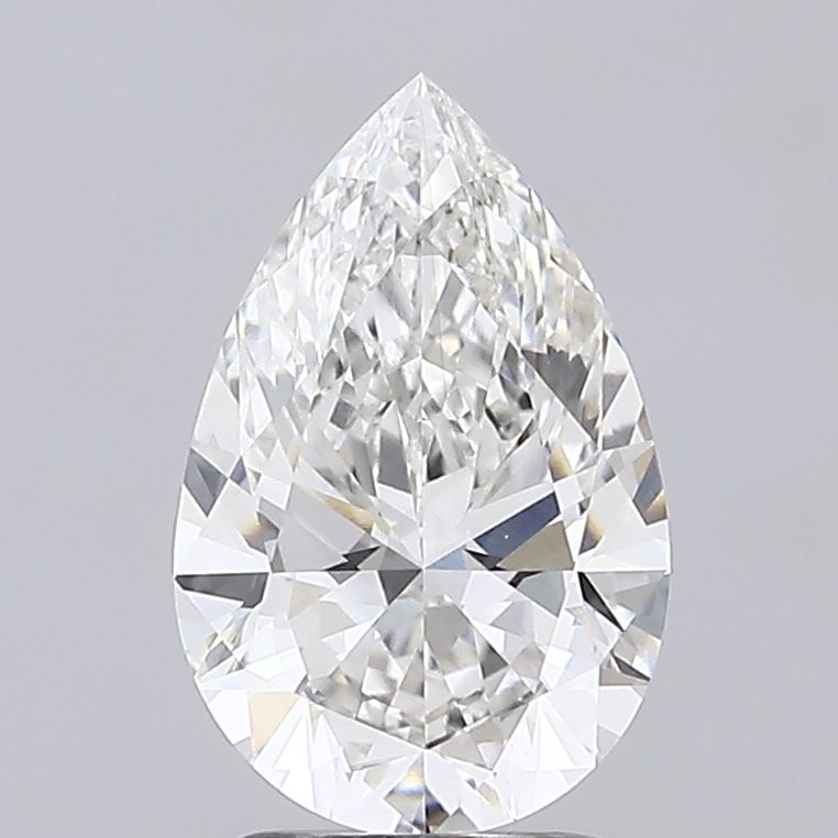 2.18 Carat Pear Cut Lab Diamond