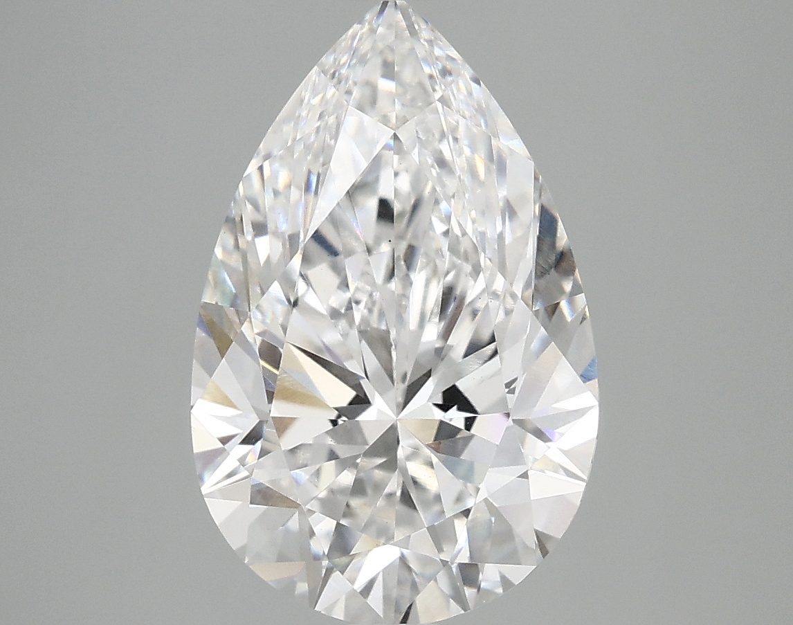 4.08 Carat Pear Cut Lab Diamond