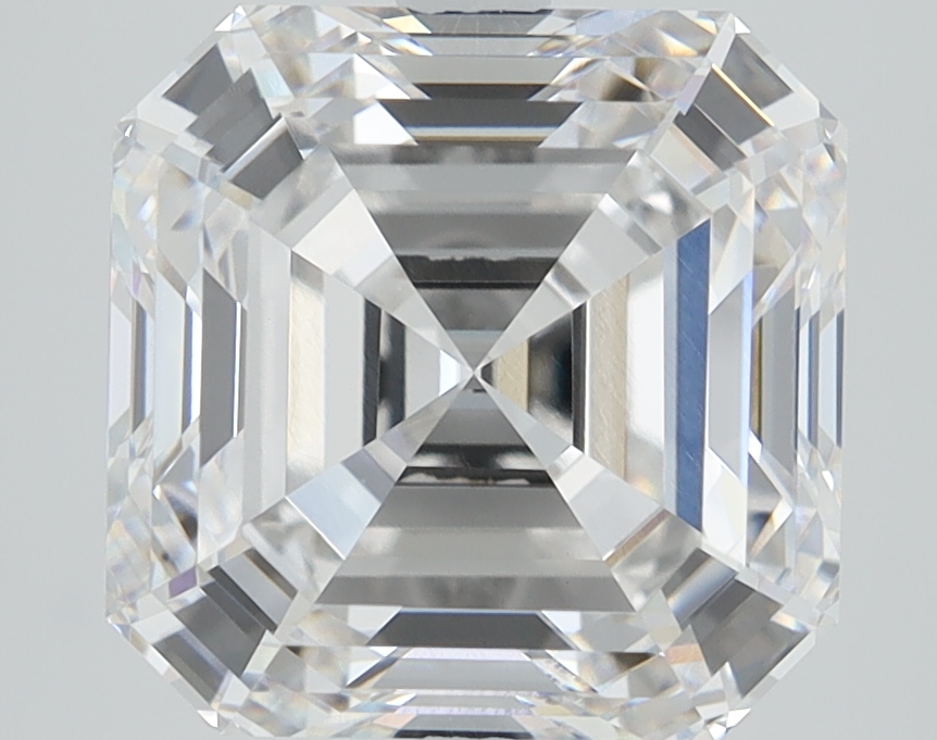 4.08 Carat Asscher Cut Lab Diamond
