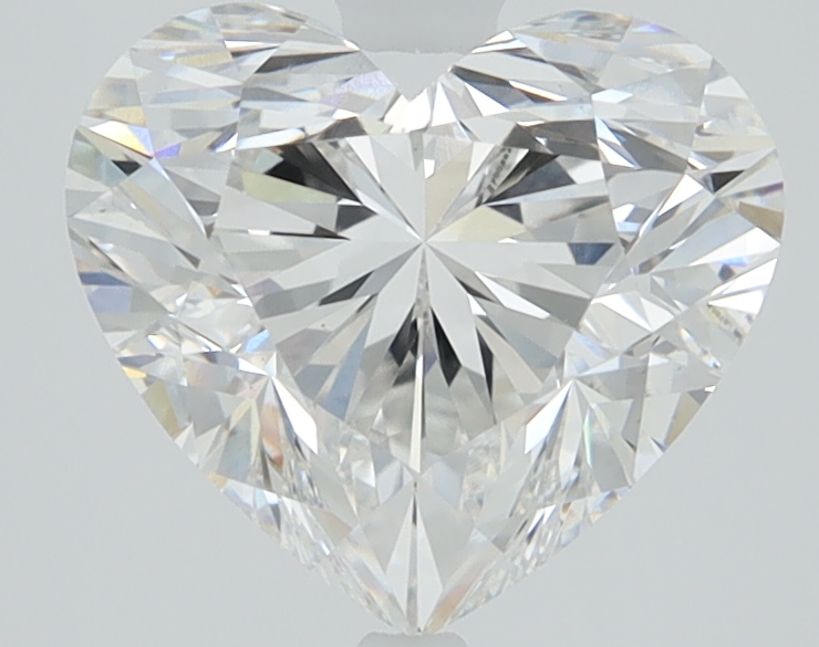 2.42 Carat Heart Cut Lab Diamond