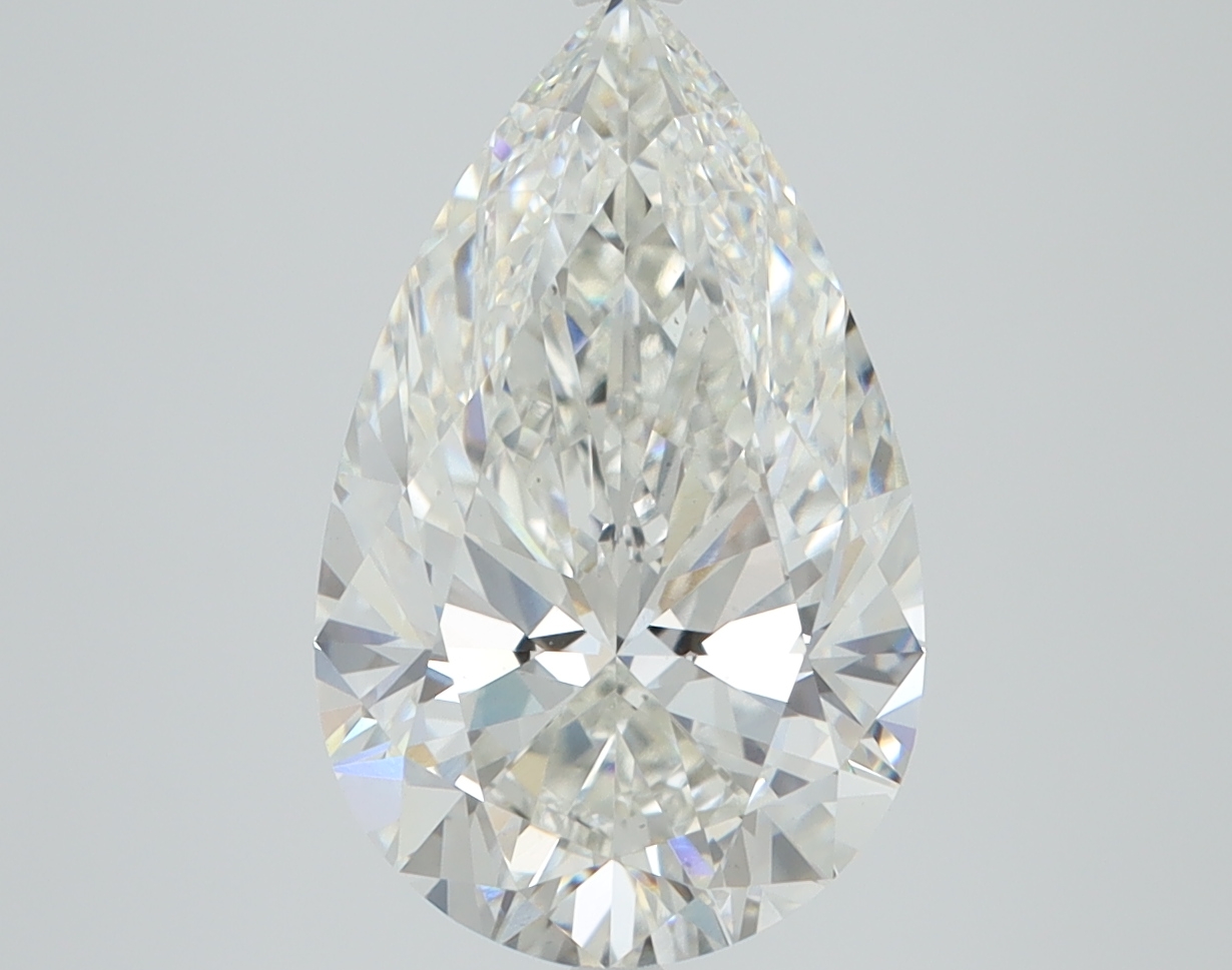 3.52 Carat Pear Cut Lab Diamond