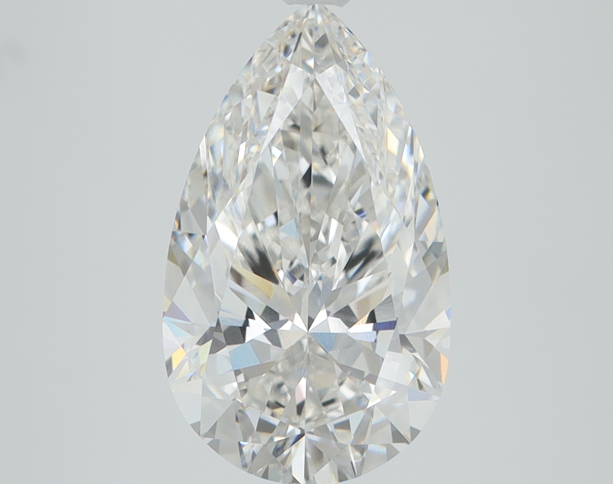 3.31 Carat Pear Cut Lab Diamond