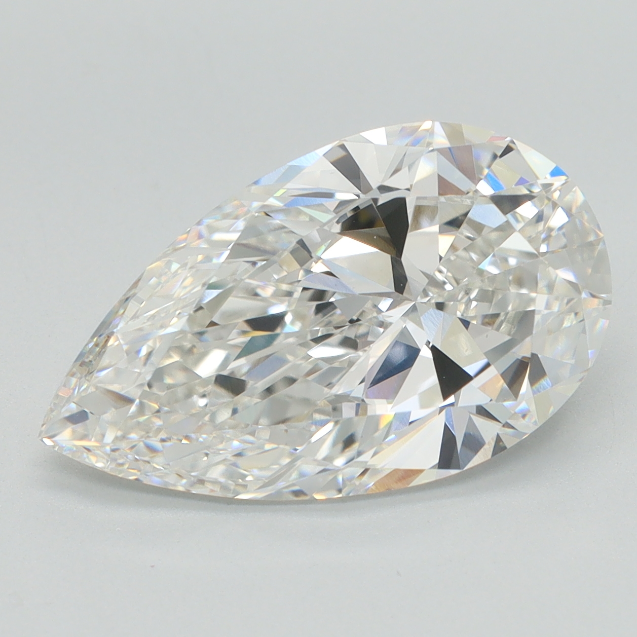 3.97 Carat Pear Cut Lab Diamond