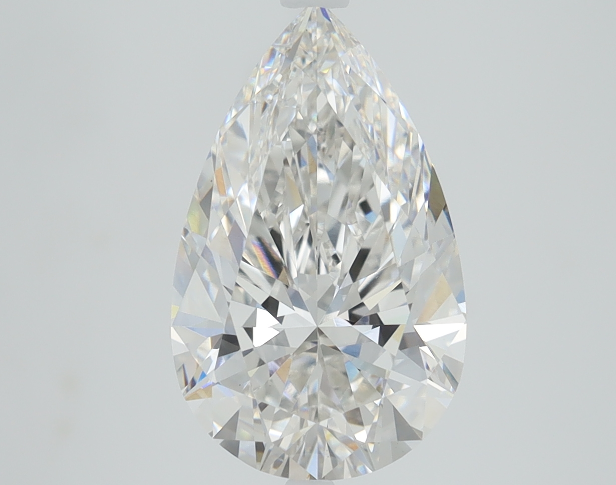 3.21 Carat Pear Cut Lab Diamond