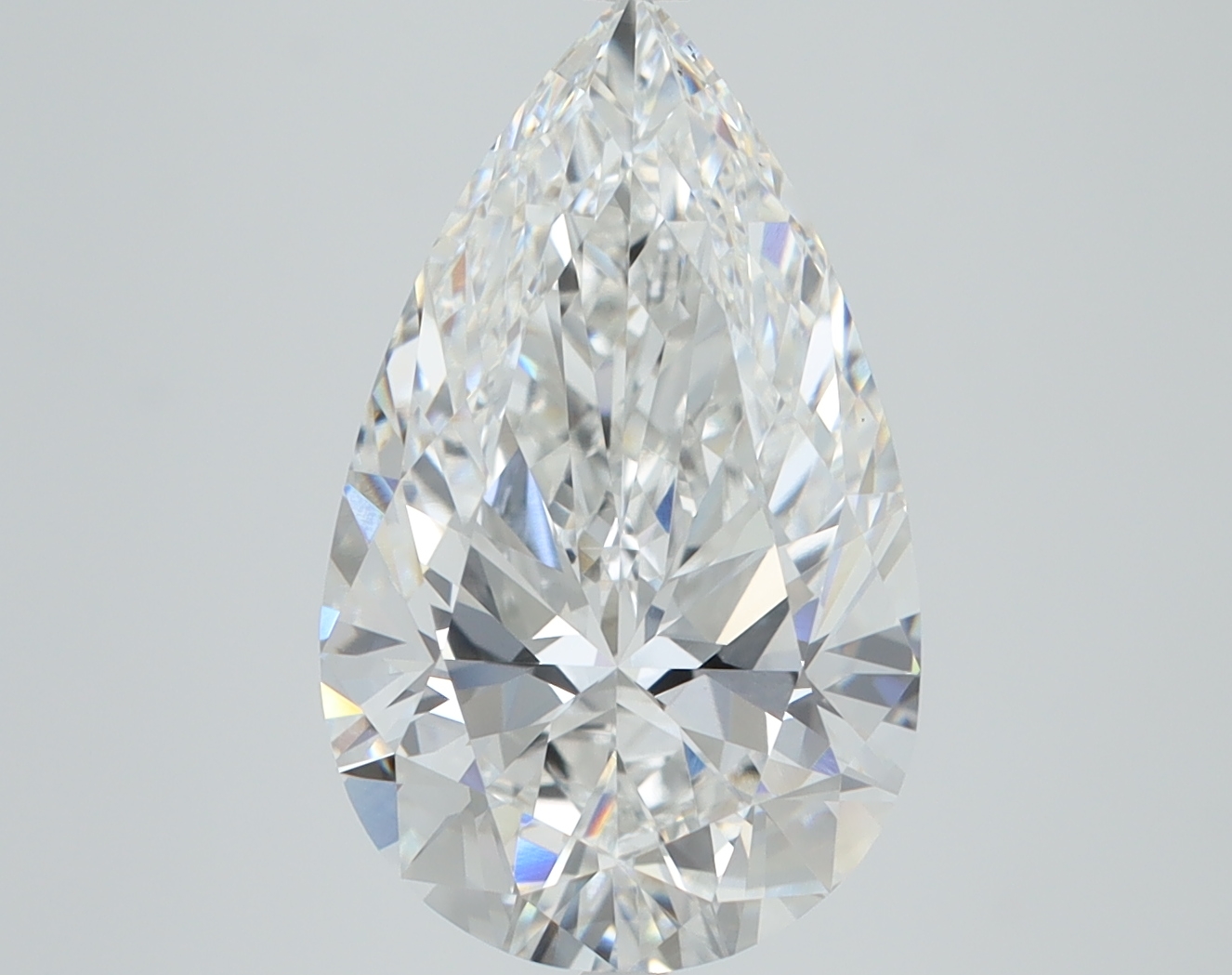 4.08 Carat Pear Cut Lab Diamond