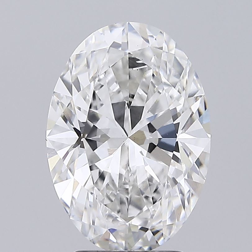 3.27 Carat Oval Cut Lab Diamond