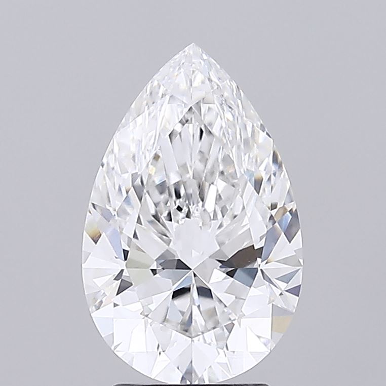 2.76 Carat Pear Cut Lab Diamond