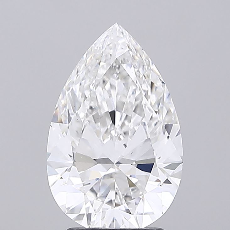 2.64 Carat Pear Cut Lab Diamond