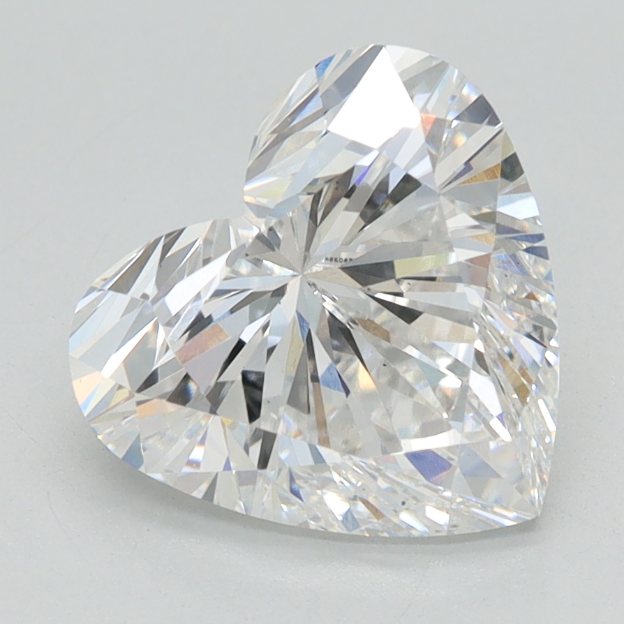 2.52 Carat Heart Cut Lab Diamond