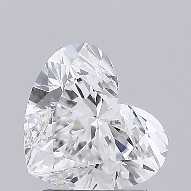 1.67 Carat Heart Cut Lab Diamond