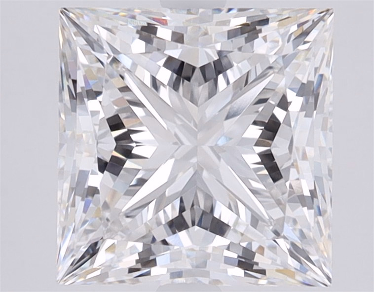 3.95 Carat Princess Cut Lab Diamond