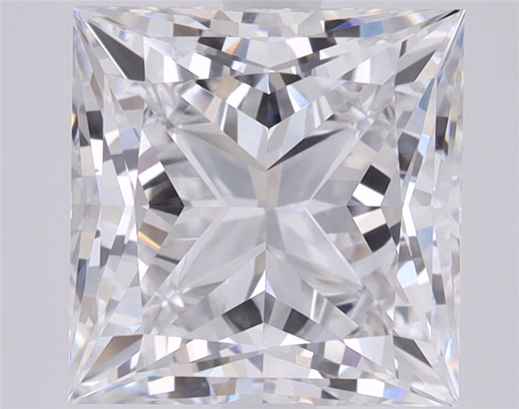 2.58 Carat Princess Cut Lab Diamond