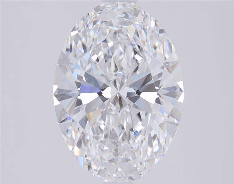 2.96 Carat Oval Cut Lab Diamond