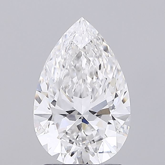 1.69 Carat Pear Cut Lab Diamond