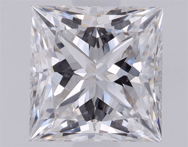 4.08 Carat Princess Cut Lab Diamond