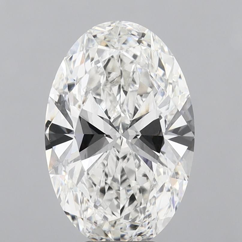 6.07 Carat Oval Cut Lab Diamond