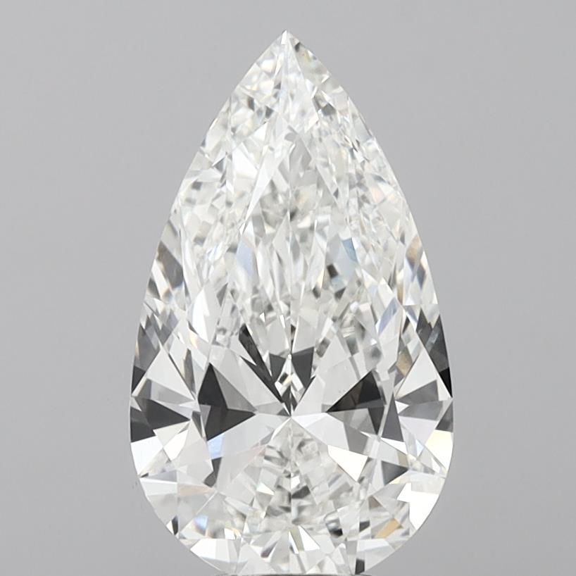 5.02 Carat Pear Cut Lab Diamond
