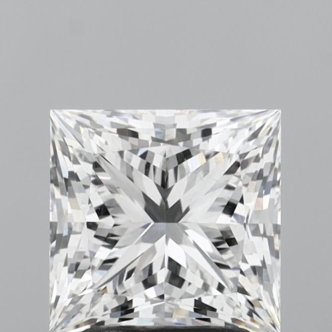 2.59 Carat Princess Cut Lab Diamond