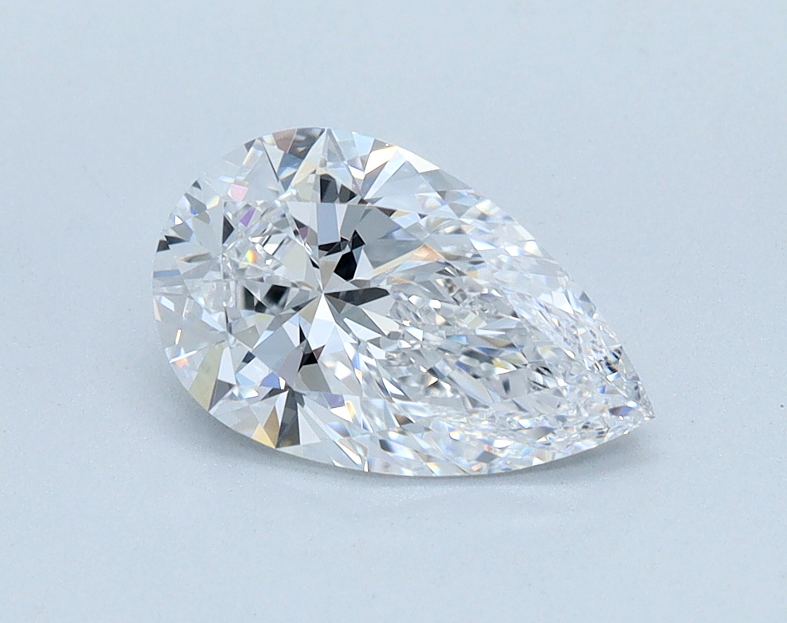 1.08 Carat Pear Cut Lab Diamond