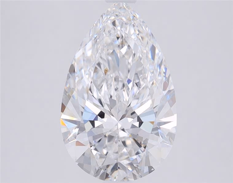 2.56 Carat Pear Cut Lab Diamond