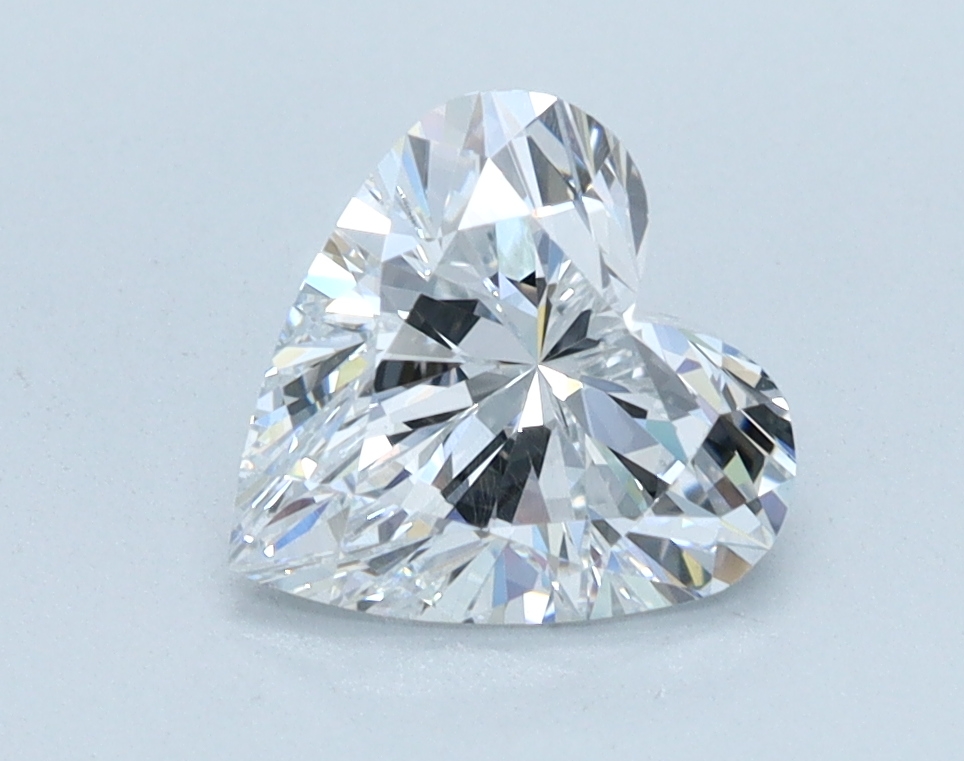 1.07 Carat Heart Cut Lab Diamond