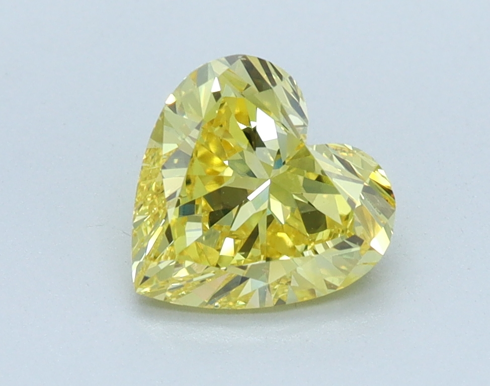1.01 Carat Heart Cut Lab Diamond
