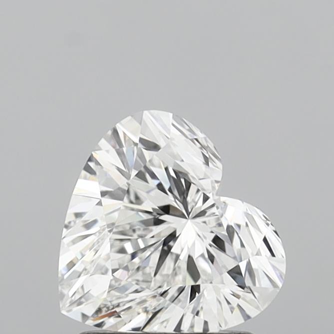 1.5 Carat Heart Cut Lab Diamond