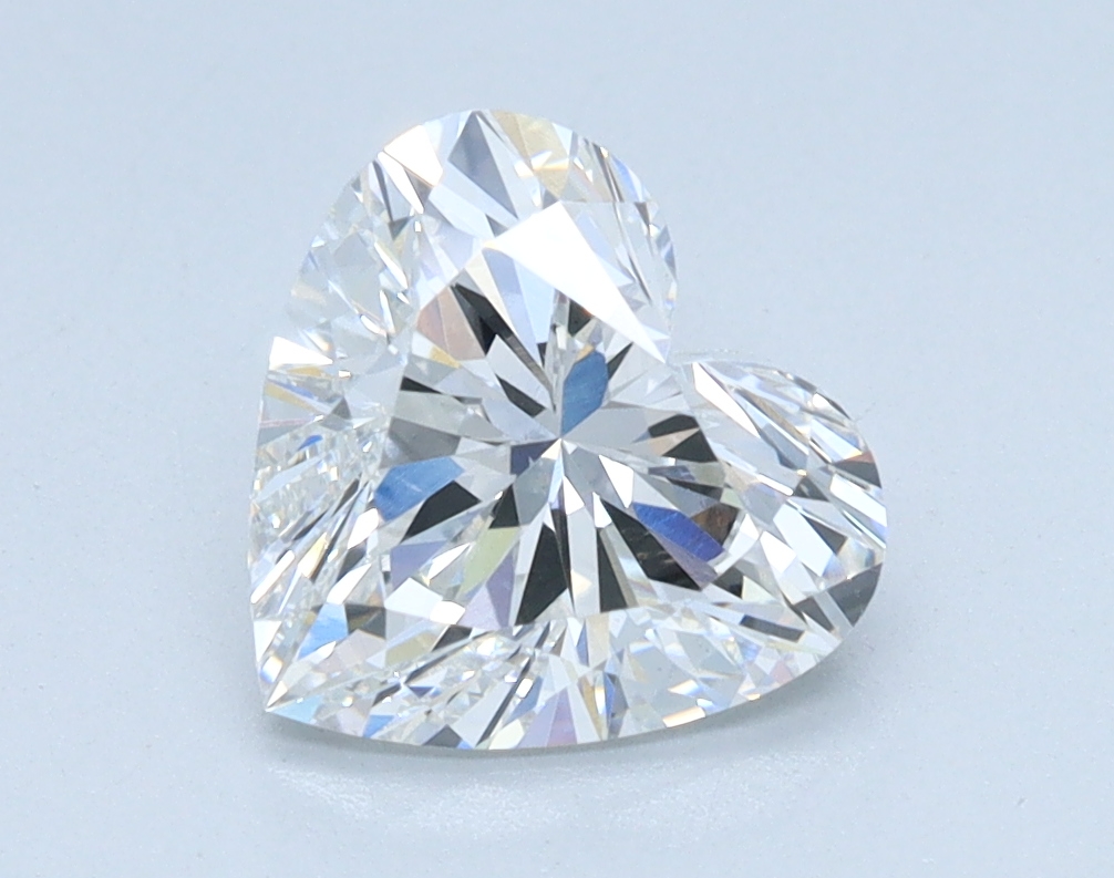 1.35 Carat Heart Cut Lab Diamond
