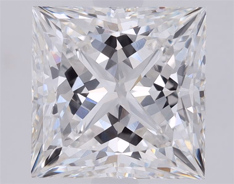 2.58 Carat Princess Cut Lab Diamond