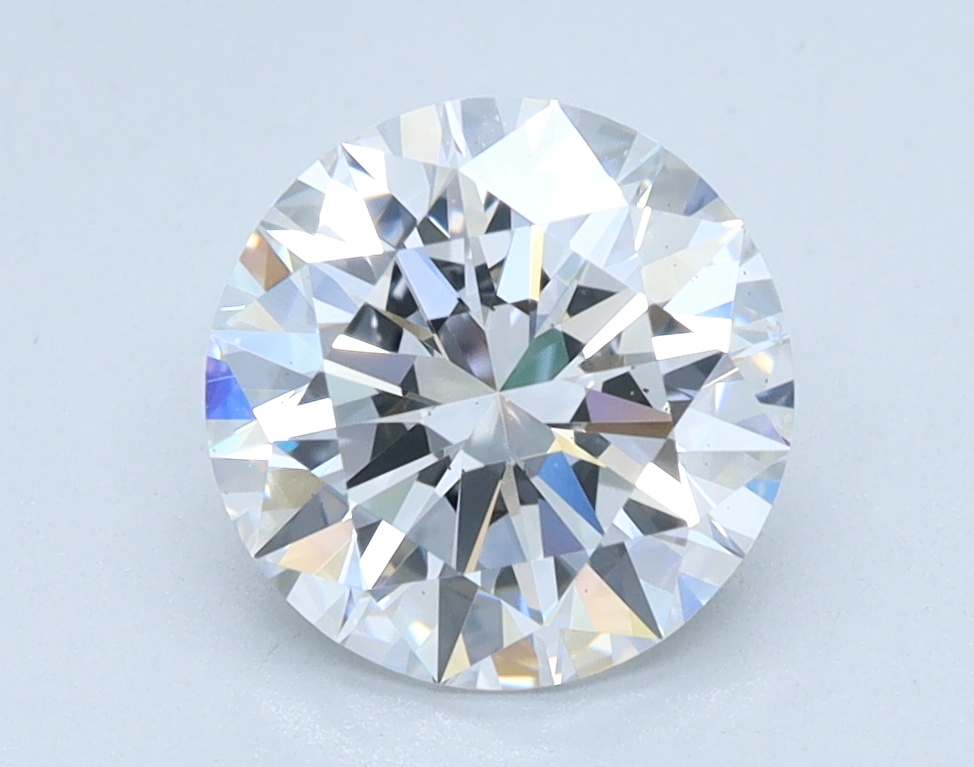 1.5 Carat Round Cut Lab Diamond