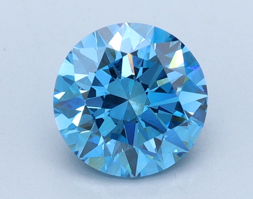 1 Carat Round Cut Lab Diamond