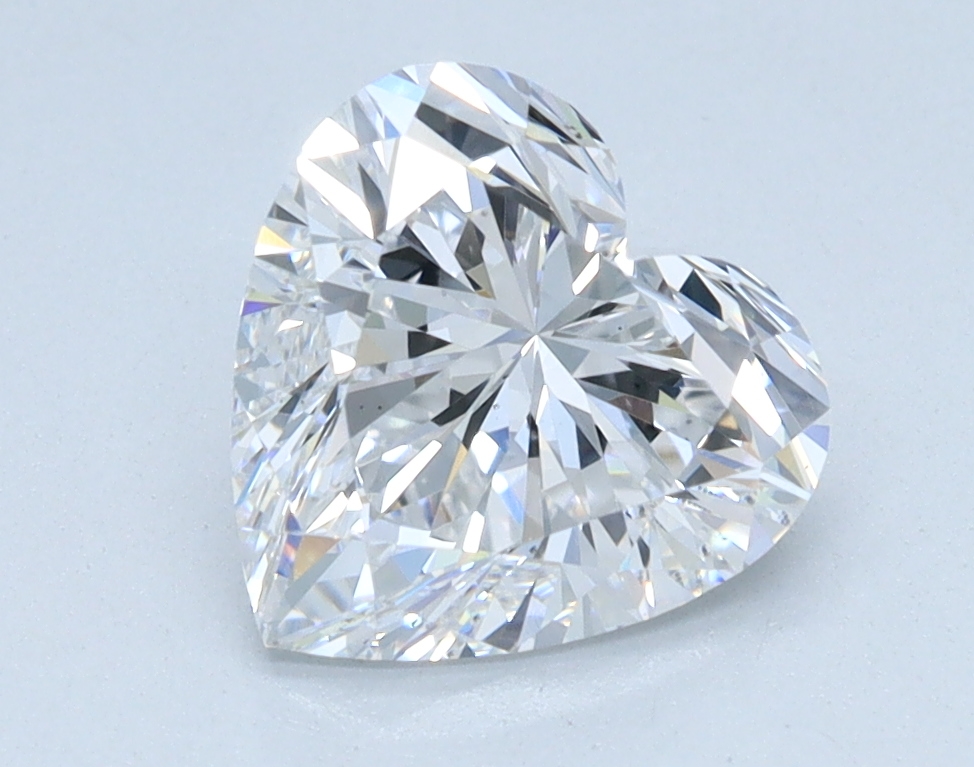 1.55 Carat Heart Cut Lab Diamond