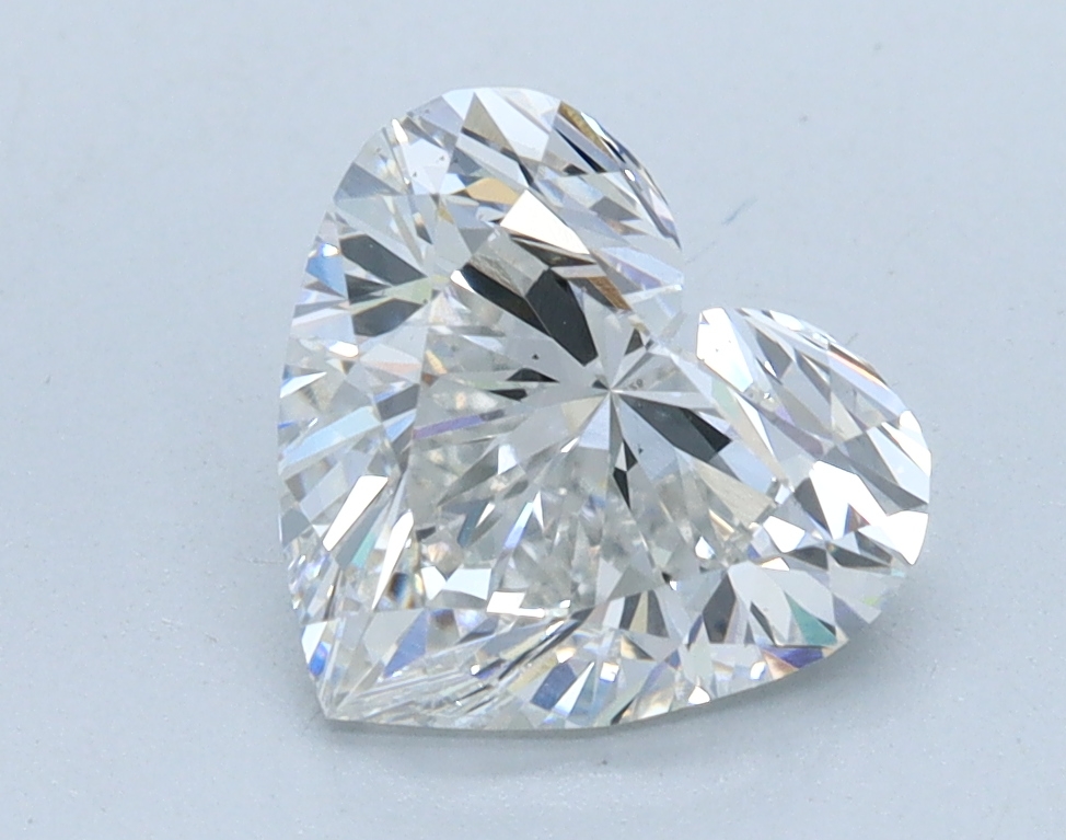 1.51 Carat Heart Cut Lab Diamond