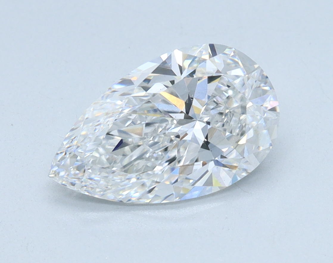 1.5 Carat Pear Cut Lab Diamond