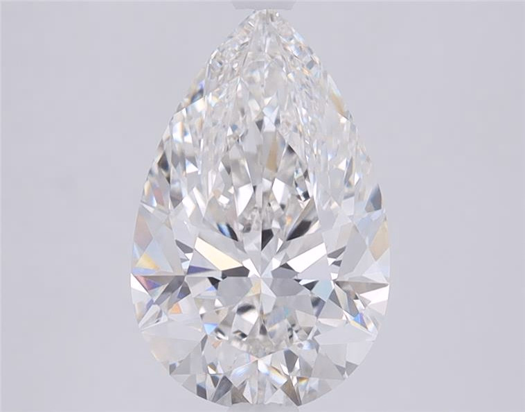 3.54 Carat Pear Cut Lab Diamond