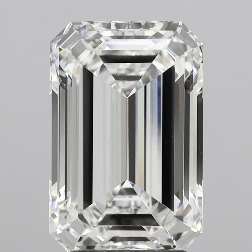 Emerald cut 4.09ct F VS1