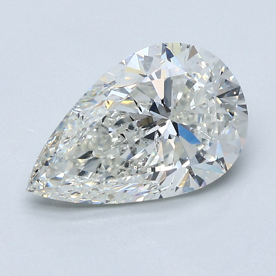 2.25 Carat Pear Cut Natural Diamond