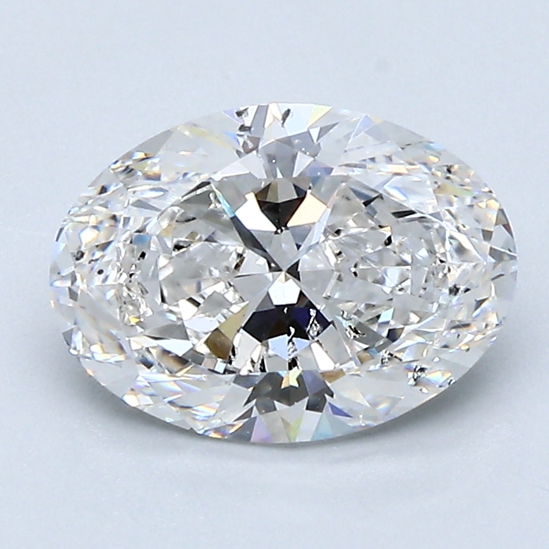 1.7 Carat Oval Cut Natural Diamond