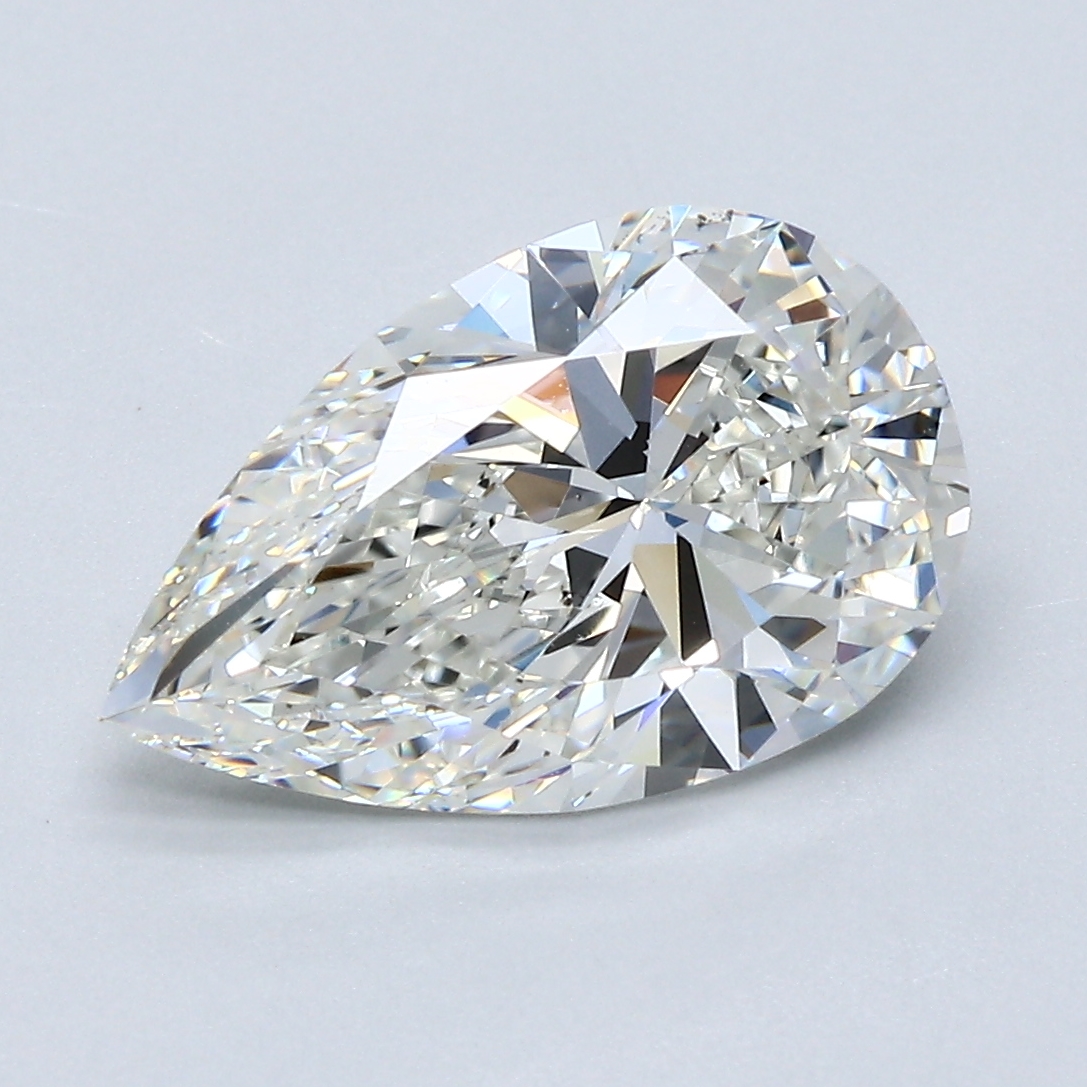 3.01 Carat Pear Cut Natural Diamond