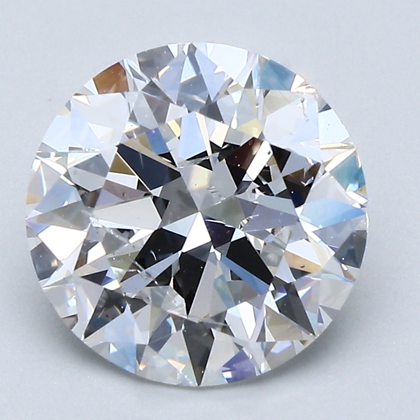 3.01 Carat Round Cut Natural Diamond