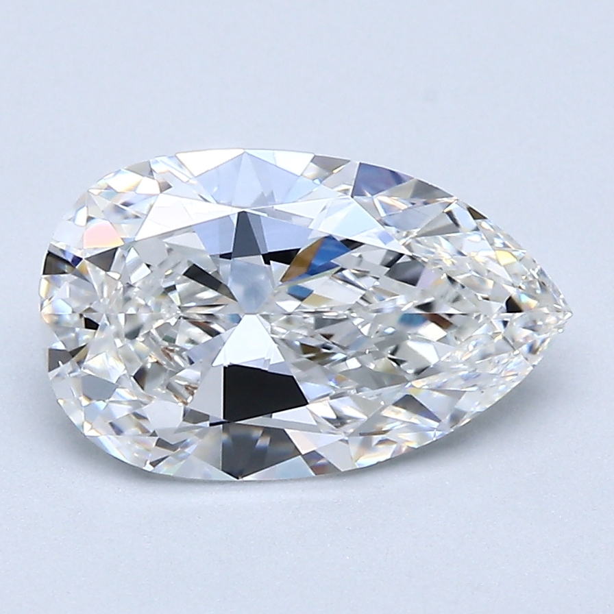 1.82 Carat Pear Cut Natural Diamond